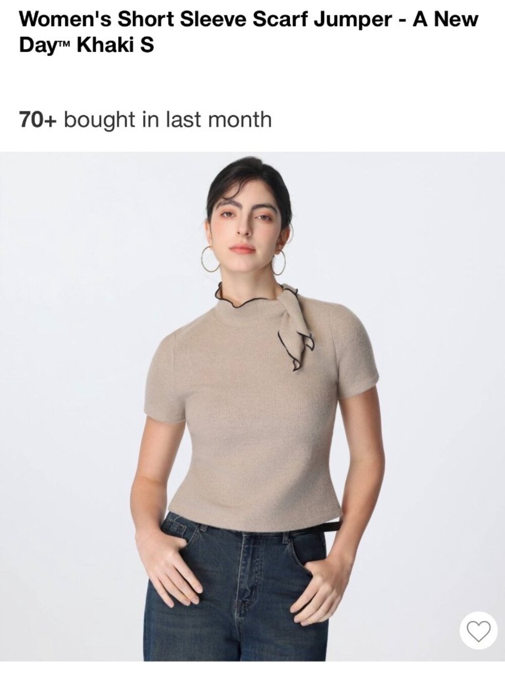 A New Day Sweater with Tie at Neck
